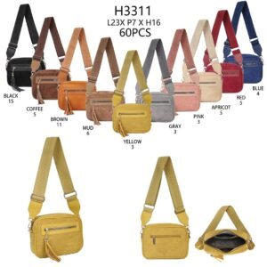 Sac à bandouliere camoscio H3311