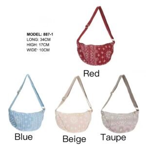 Sac à bandoulière Tissu AMOUR 887-1