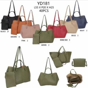 Sac cabas avec pochette assortie YD181