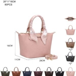 Mini sac cabas avec foulard H5950