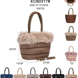 Sac cabas fourrure synthétique EC60317