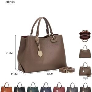 Sac tote simili cuir grainé D3967
